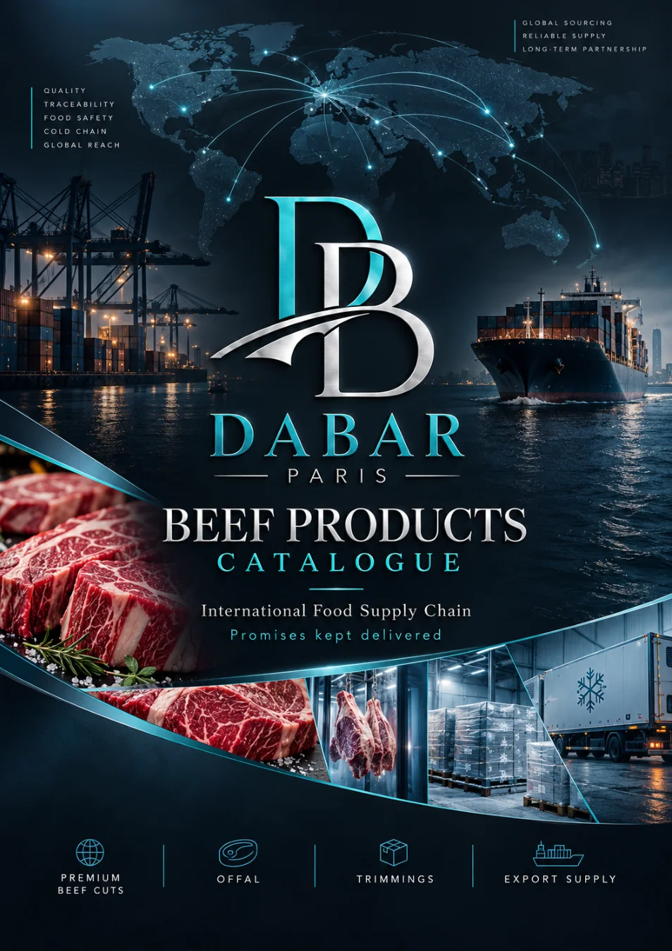 Cover of DABAR Beef Products Catalogue 2026